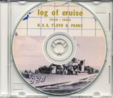 USS Floyd B Parks DD 884 CRUISE BOOK Log 1949-50 CD