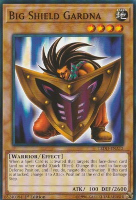 YUGIOH CARD BIG SHIELD GARDNA LEDD-ENA12 1ST EDITION | eBay