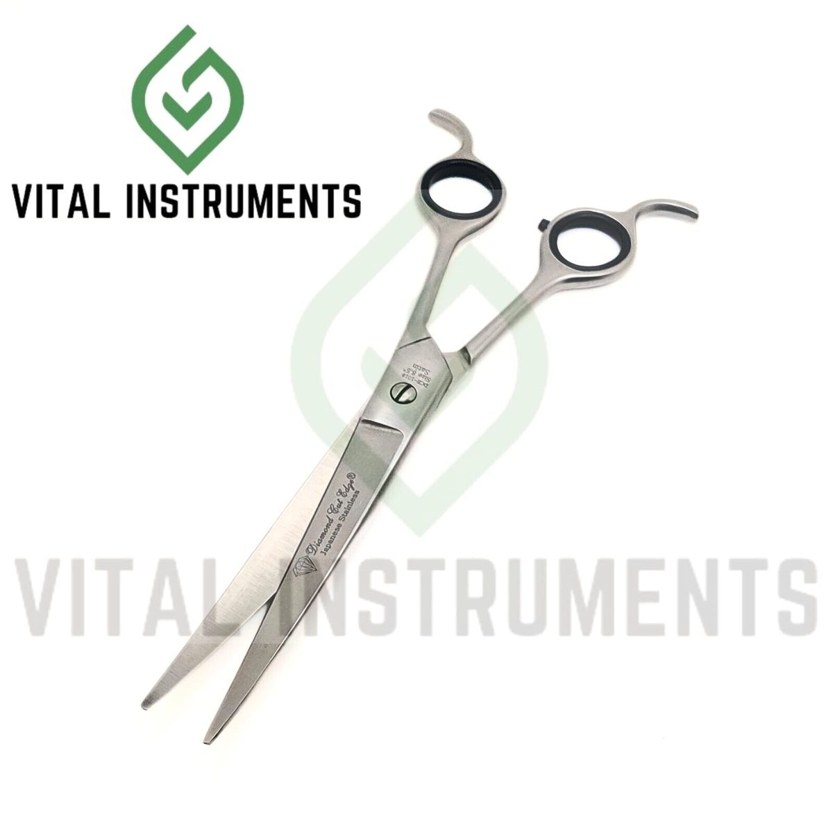 Professional Dog Pet Grooming Shear Scissors Curved Matt