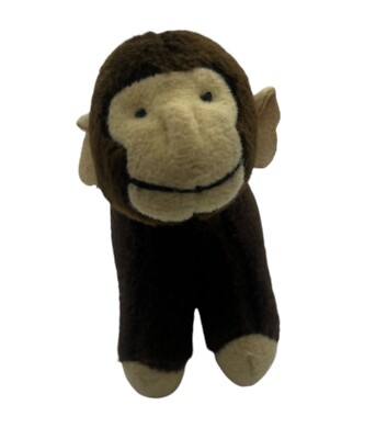 Vtg National Wildlife Federation Amazing Chimpanzee Monkey Plush Toy Brown Beige