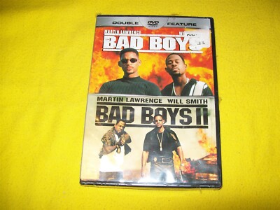 BAD BOYS & BAD BOYS II DVD NEW SEALED MARTIN LAWRENCE WILL SMITH