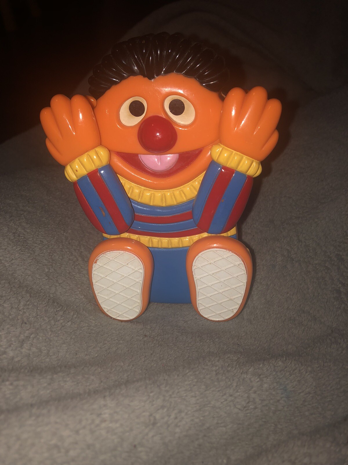 Vintage Ilco Peek A Boo Musical Ernie Toy By Henson Aka Sesame Street