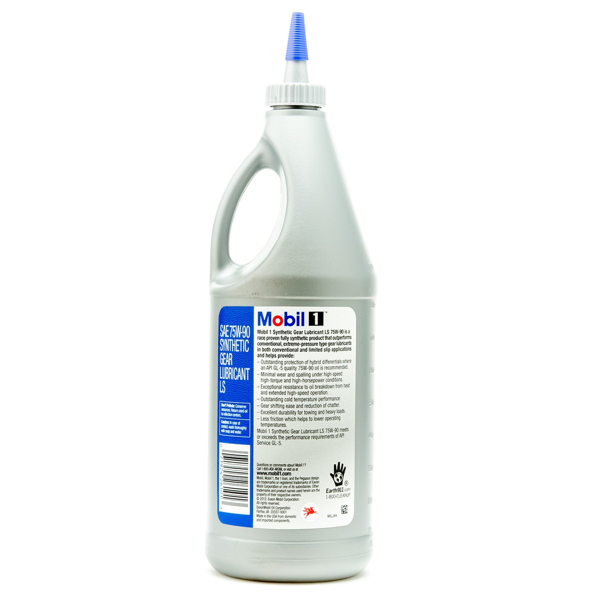 Gear Lube, Mobil 1 LS Synthetic 75w90, Quart Bottle, For Use In Jerico Transmissions - Foto 3