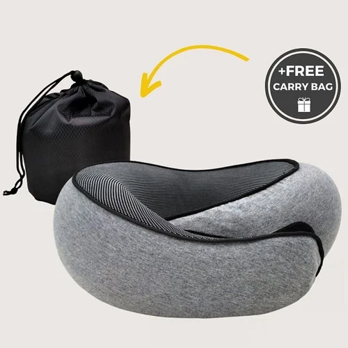 Travel Neck Pillow Memory Foam Portable Soft U Shaped Pillow Neck Head Support - Picture 13 of 17