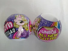 ZURU 5 Surprise Glitter Unicorn Squad Wave lot of2 Blind Ball~New Factory Sealed