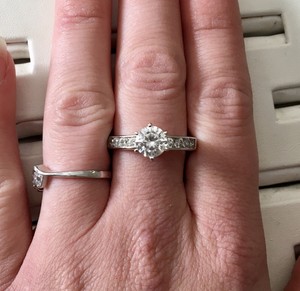 qvc diamonique sterling silver rings