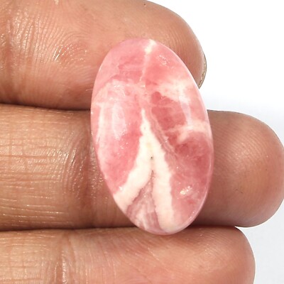 Small Rhodochrosite Teardrop Oval Shape Cabochon 26X15 23.65 CRT Loose Gemstone