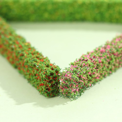 Dollhouse Garden Scene Flowerbed Shrub Simulation Flowerbed Outdoor Mini Mo.yp - Photo 8/12