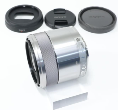 Top Mint ] SONY E 30mm F/3.5 MACRO SEL30M35 Silver Lens for SONY E