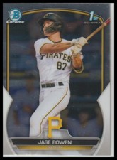 2023 Bowman Jase Bowen Chrome Prospects Pittsburgh Pirates 583