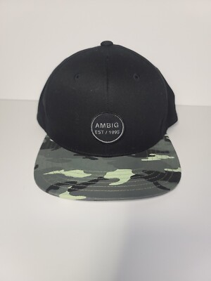 Ambiguous “Ambig” Black And Gray Hat. Adjustable | eBay