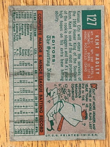 1959 Topps Baseball Singles - Nos 1-299 - Pick Your Card - Complete Your Set - - Bild 201 von 487