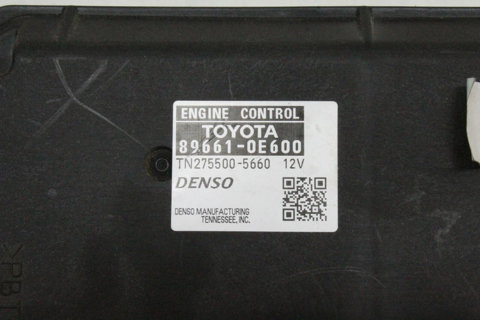 2013 TOYOTA HIGHLANDER ENGINE ECM ECU 89661-0E600 OEM 12 13 - Imagem 2 de 4