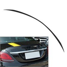 Fit Benz C-Class W205 C180 C200 C260 C43 C63 15-21 Rear Trunk Spoiler Wing Black