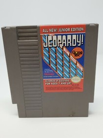 Jeopardy! Junior Edition Nintendo Entertainment System (NES) Cartridge & Sleeve