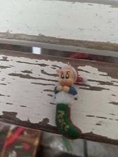 Mini Porky Pig stocking Looney Tunes Christmas holiday tree ornament