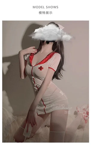 Sexy Dessous japanische Krankenschwester Cosplay Rock Kleid Arzt Uniformen Party Kostüme - Bild 9 von 16