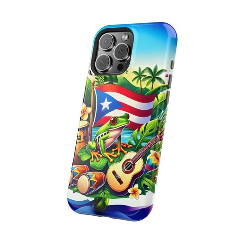 Vibrante Arte Puertorriqueño Magnético Resistente Estuches - Protectores Tropicales para Teléfono, Regalos - Imagen 4 de 133