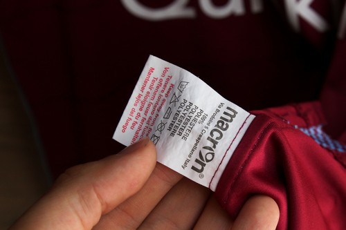 MAGLIA MAGLIA HOME ASTON VILLA ENGLAND 2015/2016 MACRON TAGLIA M ADULTO #9 SINCLAR - Foto 7 di 7