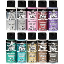 FolkArt Extreme Glitter Acrylic Craft Paint Set Formulated to be Non-Toxic an...