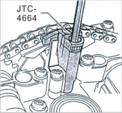 JTC-4664 CAM CHAIN TENSIONER HOLDER-for VOLKSWAGEN VM # 3366 - Picture 2 of 2