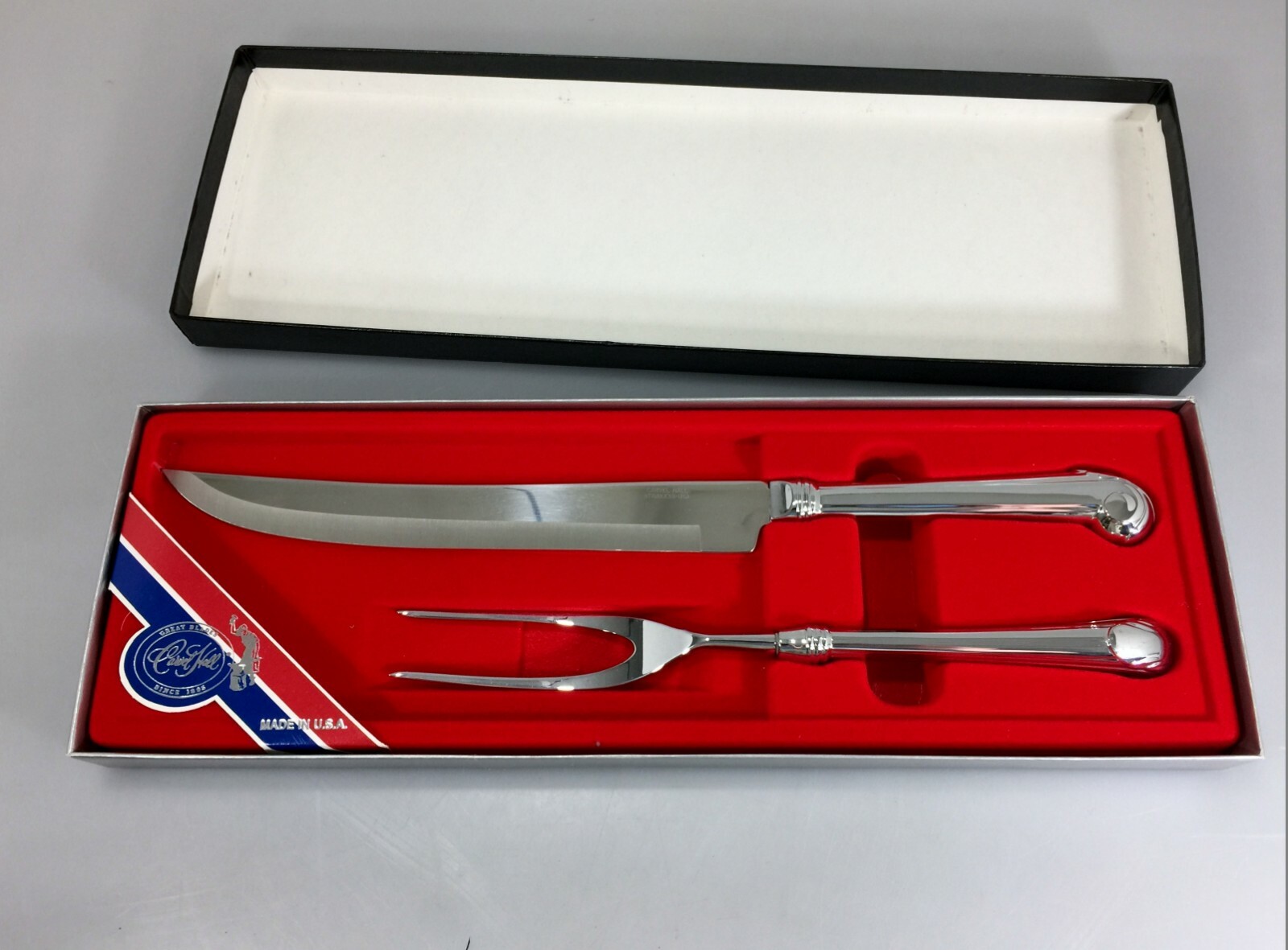 Carvel Hall Silver Knife Fork Serving Set Thanksgiving Christmas Holiday Dinner