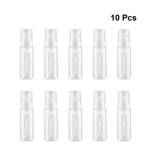 10 Pcs Travel Size Bottles Plastic Pump Bottle Dispenser Spray Bottles Small - Picture 11 of 11