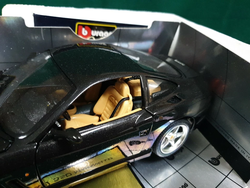 Bburago Burago 1:18 FERRARI 550 MARANELLO 1996 NERA in Metallo cod. 3344 MIB - Immagine 3 di 4