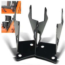 07-15 Wrangler JK Dual 3" LED Light Bar Windshield A-Pillar Mounting Brackets