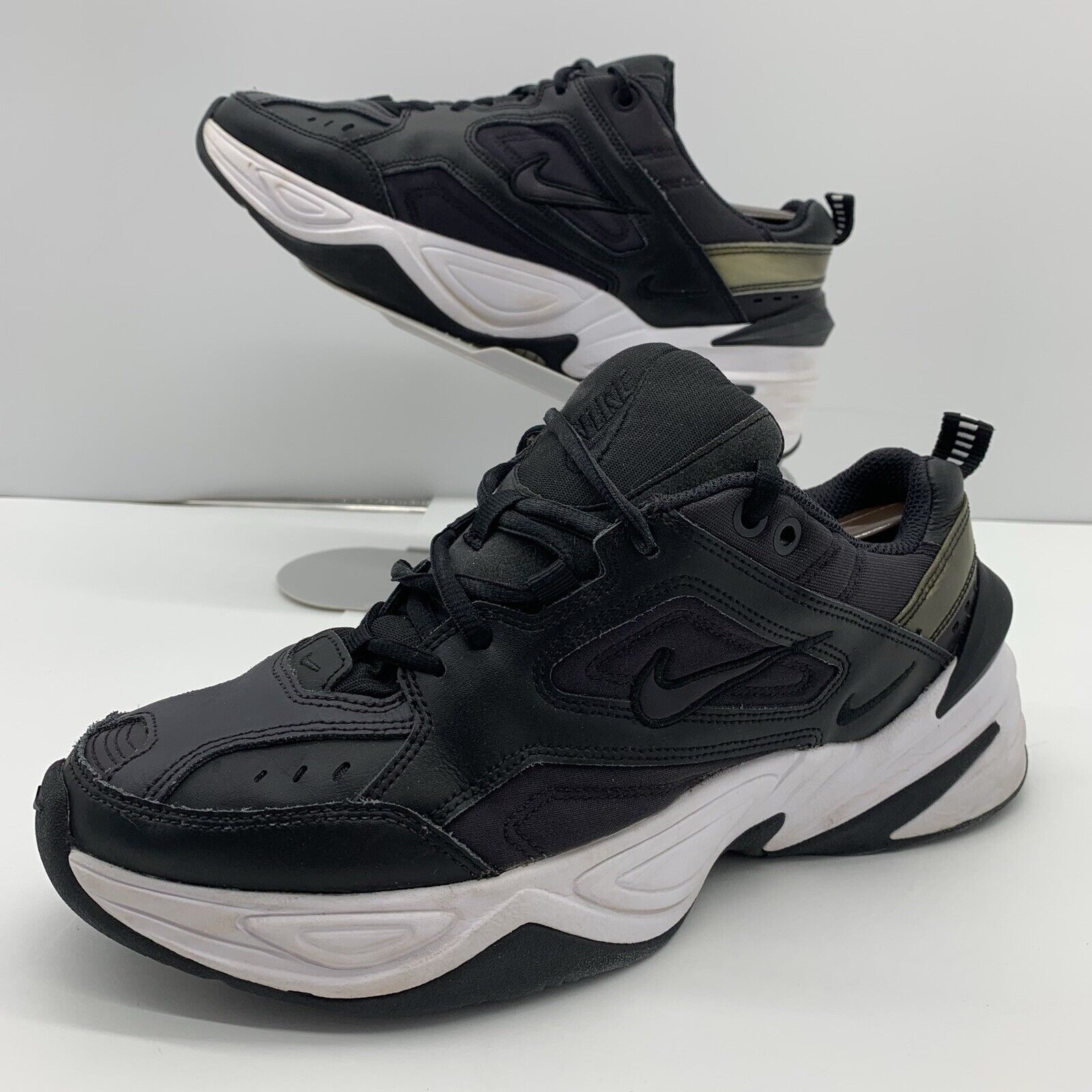 tubería Comida Prefijo Zapatos Nike M2K Tekno (Mujer Talla 10) BQ3378 002 negros | eBay