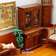 Melody Jane Puppenhaus-Möbel – Moderner Mahagoni-Schrank/TV-Ständer Im Maßstab 1:12, 10,3 Cm