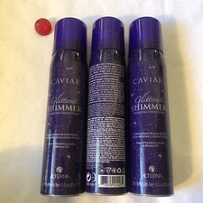3x Sebastian Cavier Glitterati Shimmer Sparkling Shine Spray