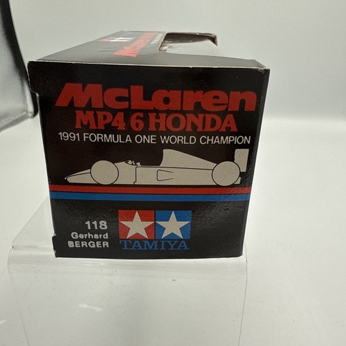 Tamiya McLaren MP4/6 Honda 1/43 Item 94037 Gerhard Berger - Picture 9 of 9