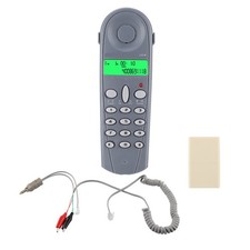 C019 Wired Telephone Phone Line Tester Lineman Butt Test Check Connector Cable