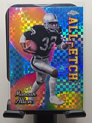 2024 Topps Chrome Marcus Allen All-Etch X-Fractor Oakland Raiders #CAE-MA
