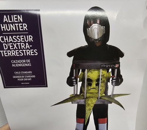 NEW Galactic Space Alien Hunter Illusion Halloween Costume Kid One SIZE ...