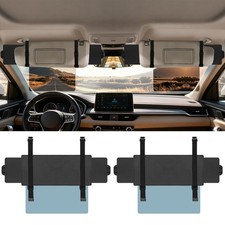 Veharvim Sun Visor Extender for Car Polarized, UV400, PC Lens, 2 Side Sunsha...