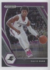 2021-22 Panini Prizm Draft Picks Purple Prizm 74/75 David Duke Jr #44 0c2