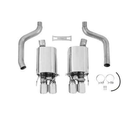 Hooker Blackheart 70401313-RHKR Axle-Back Exhaust with Dual Mode NPP Mufflers