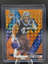 2024 Panini Mosaic - Josey Jewell #33 Orange Mosaic Prizm #’d /199 - Panthers