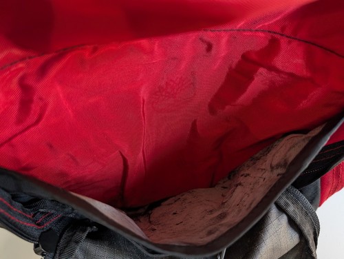 Timberland Laptop Backpack Multi Pocket School Hiking Red/Black Logo Day Bag - Picture 9 of 16
