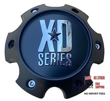 Wheel Hub Cap KMC XD Satin Black 6 Lug Bolt On XD820/XD835 Wheel Center Cap