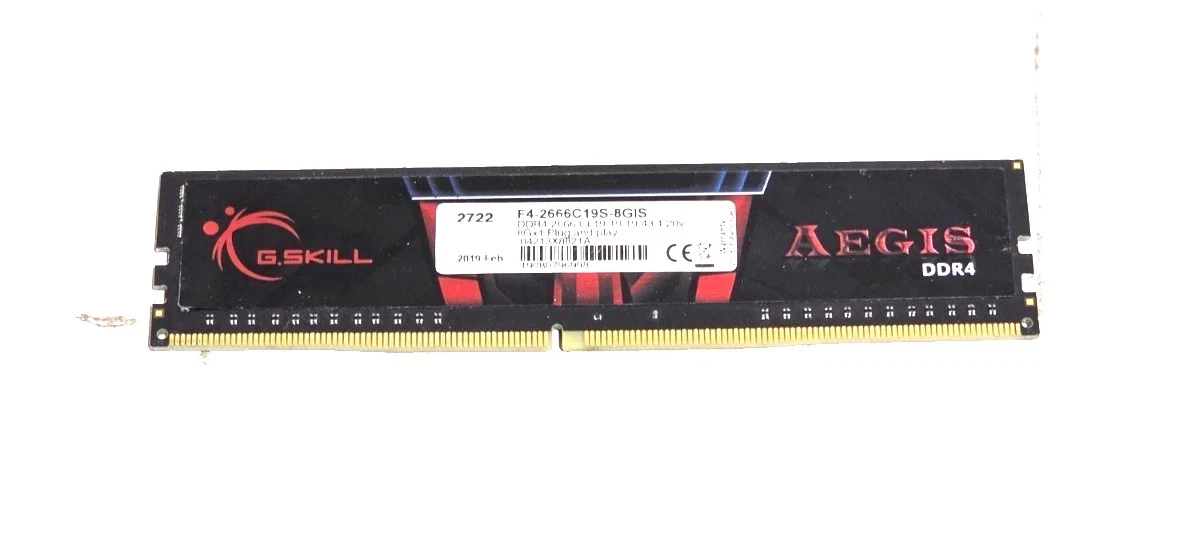 G. SKILL PC4-21300 (DDR4-2666) Bus Speed DIMM Computer Memory (RAM