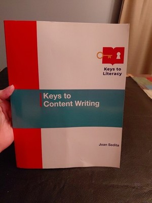 KEYS TO CONTENT WRITING by Joan Sedita 2024Soft cover textbook