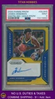 2020-21 Panini Prizm Signature GOLD Prizm #JWS James Wiseman AUTO RC /10 PSA 9