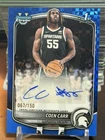 2025-26 Bowman Basketball Chrome Coen Carr 1st BOWMAN AUTO Blue xfractor /150