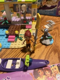 LEGO Friends 41315 Heartlake Surf Shop (Minifig Included, A Few Missing Pieces)