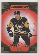 2022-23 Upper Deck Credentials Red 27/299 Sidney Crosby #66 0a4