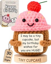 Birthday Gifts for Women - Tiny Cupcake With 30 Happy Birthday Cards | Funny 