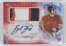 2019 Topps Inception Red 20/25 Kyle Tucker #IAP-KT Patch Auto v9t